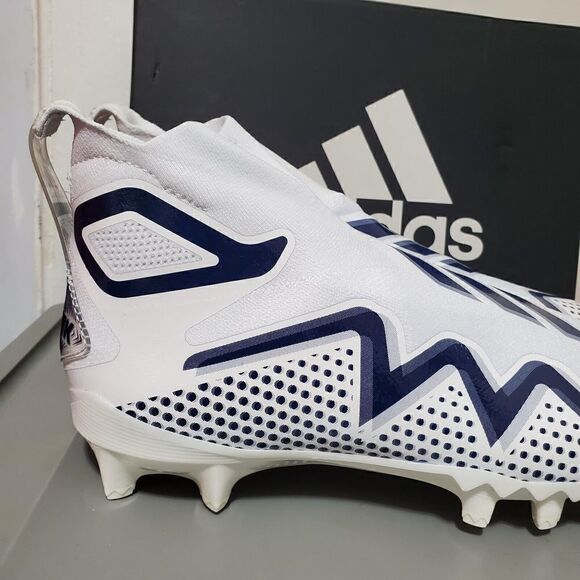 Adidas Freak Ultra 21 Mens Sz 9.5 Laceless Football Cleats Blue/white GZ0462 - Picture 10 of 13